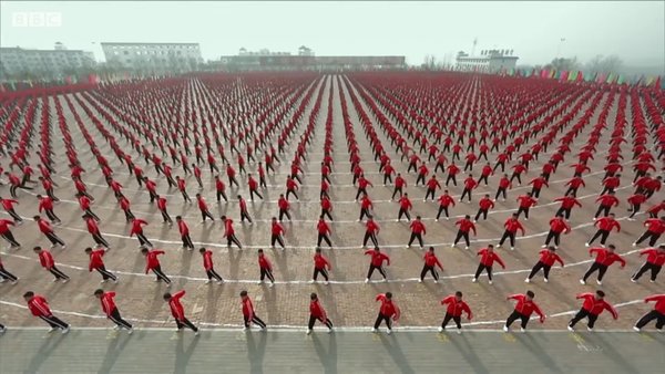 Shaolin Kung Fu Training Spectacular Display Caught From Satellite - 4.jpg